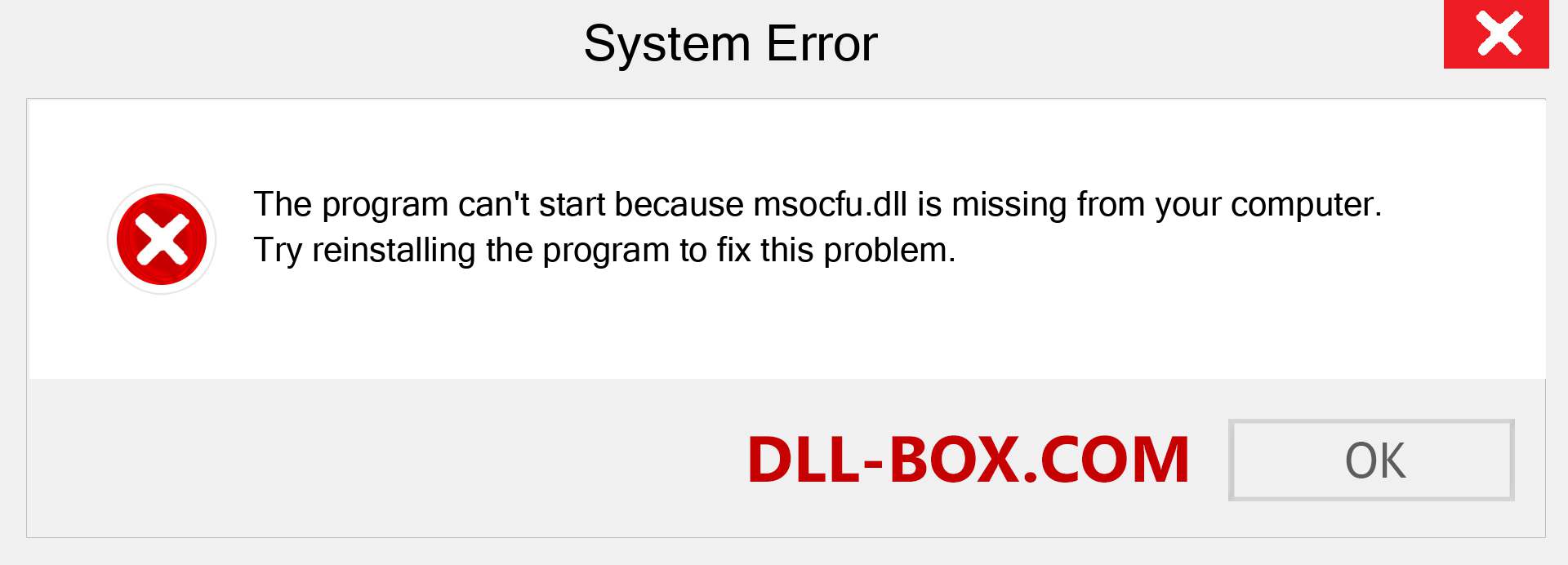  msocfu.dll file is missing?. Download for Windows 7, 8, 10 - Fix  msocfu dll Missing Error on Windows, photos, images